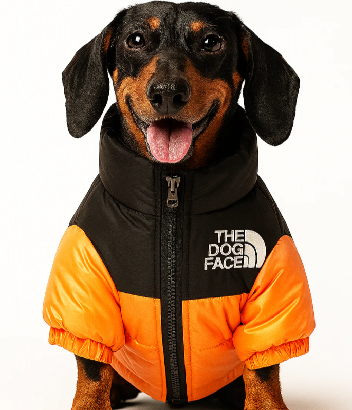 Chaqueta Dogface Puffer Manga Larga
