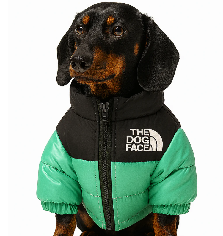 Chaqueta Dogface Puffer Manga Larga