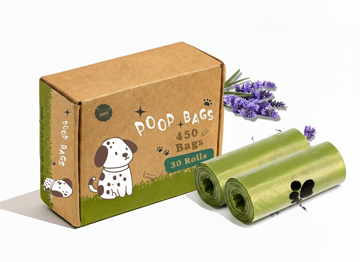 Bolsas aromáticas biodegradables para deposiciones