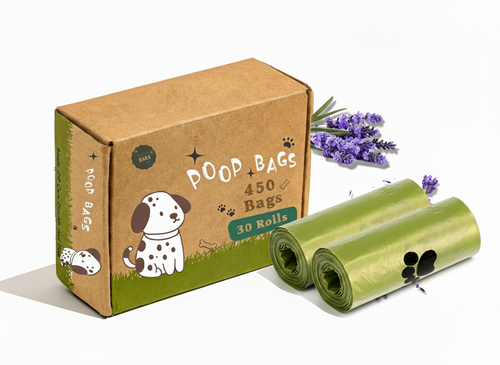 Bolsas aromáticas biodegradables para deposiciones