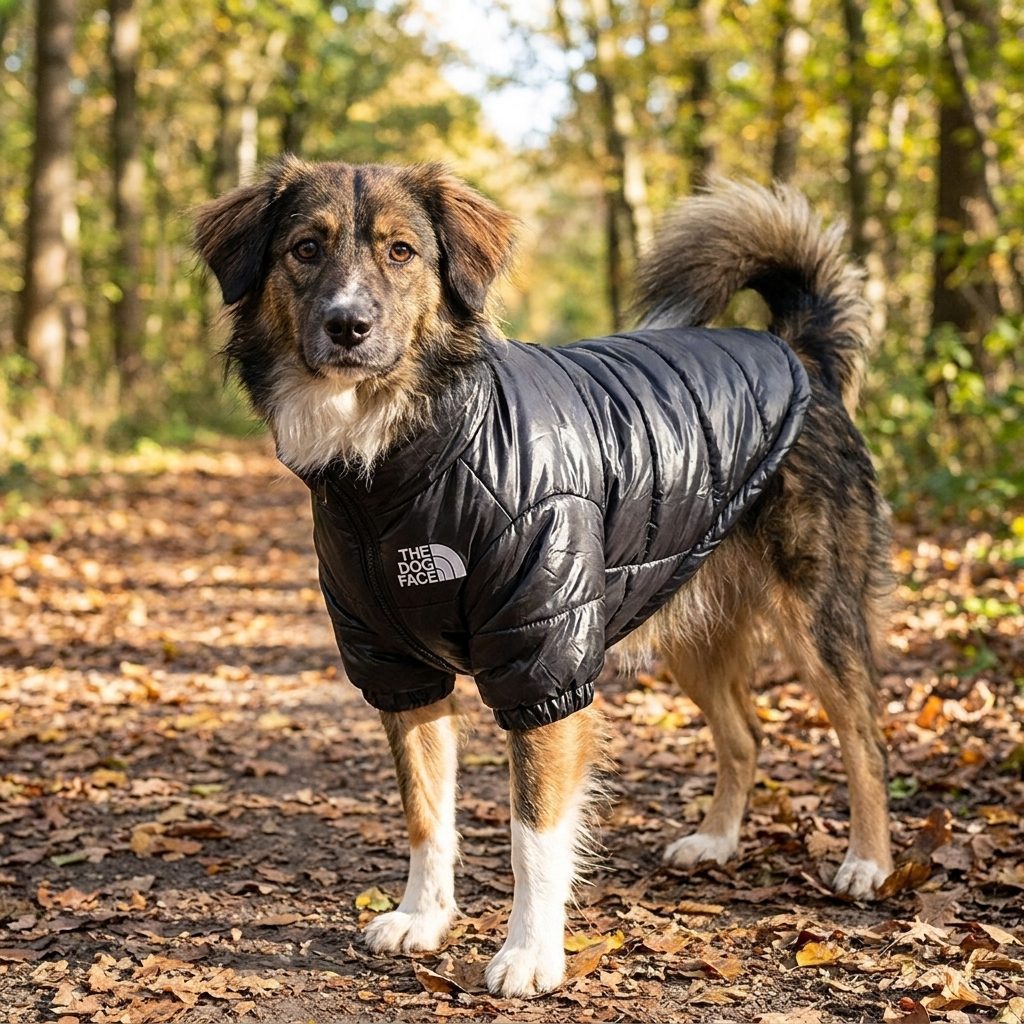 Chaqueta Dogface Puffer Manga Larga