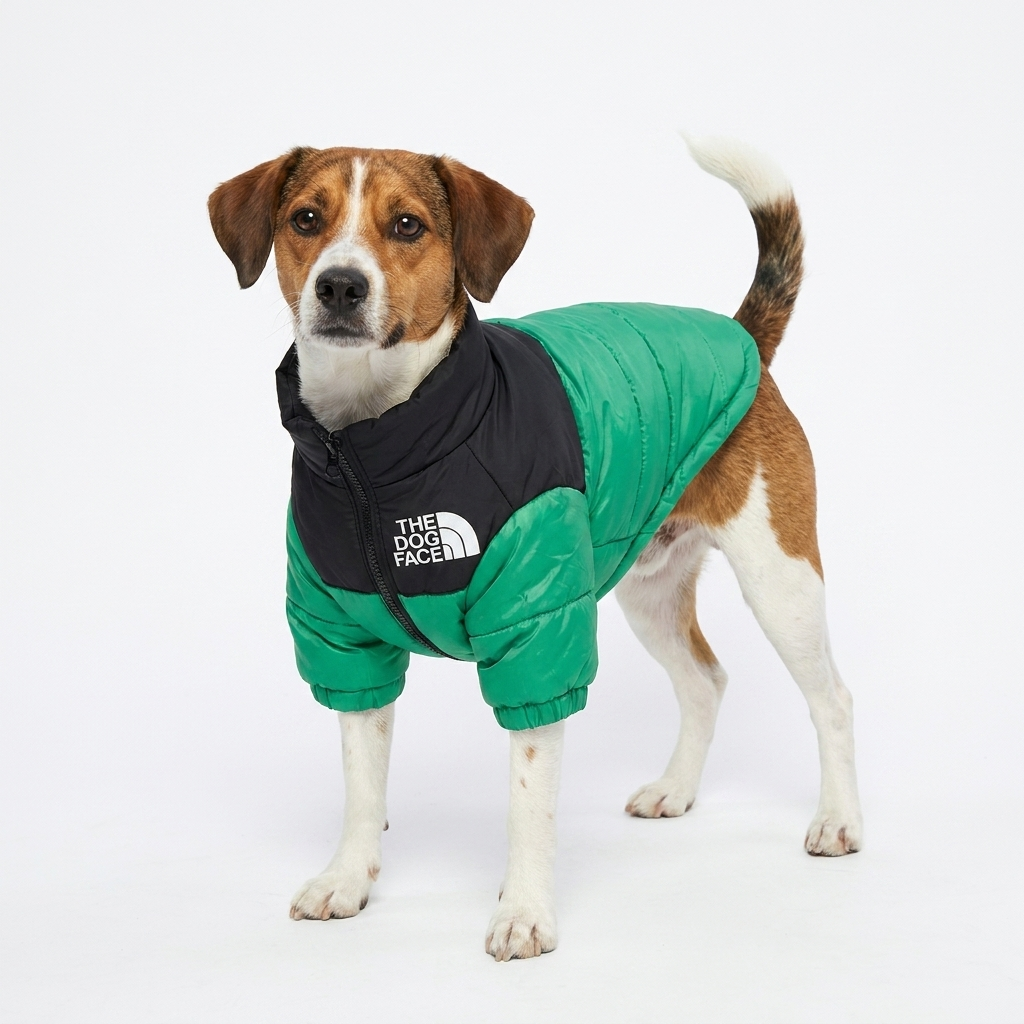 Chaqueta Dogface Puffer Manga Larga
